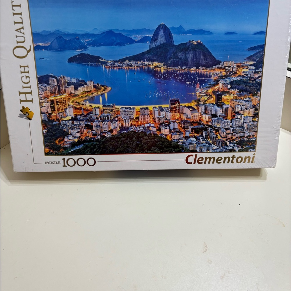 Clementoni High Quality Puzzle - Rio de Janeiro in Twilight 1000 piece & SEALED
